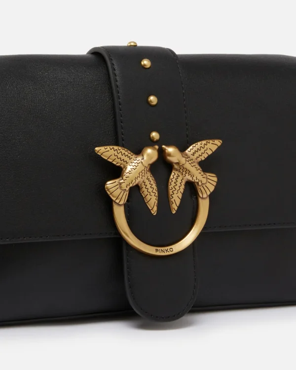 PINKO | LOVE CLASSIC LEATHER CROSSBODY BAG